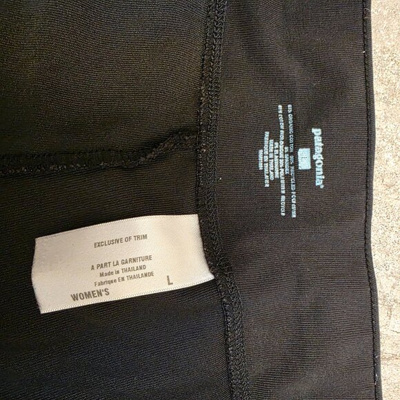 Patagonia Women's Black Joggers Size Large Pockets pull on - Picture 3 of 11